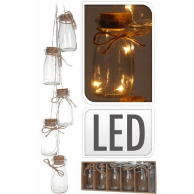 Girlanda butelki LED